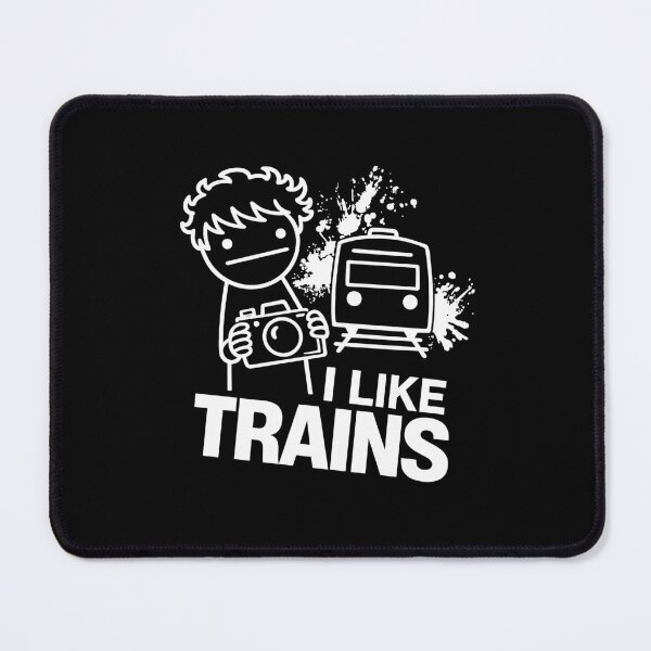 Item preview, I LIKE TRAINS – Funny Railfan Photographer designed and sold by happiecatstore.