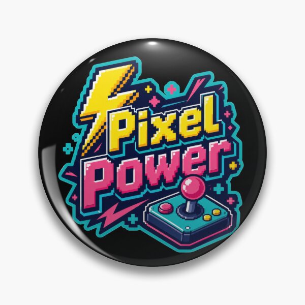 Item preview, Pixel Power Arcade Joystick Gamer  designed and sold by Sketchlegacy.
