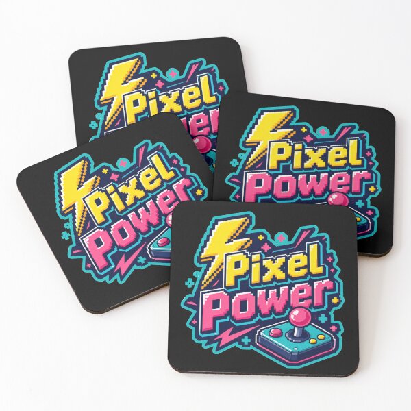 Artikelvorschau, Pixel Power Arcade Joystick Gamer entworfen und verkauft von Sketchlegacy.