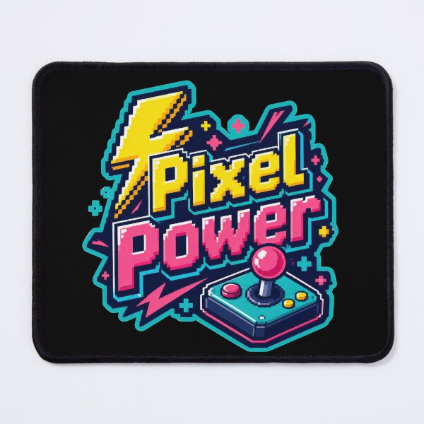 Item preview, Pixel Power Arcade Joystick Gamer designed and sold by Sketchlegacy.