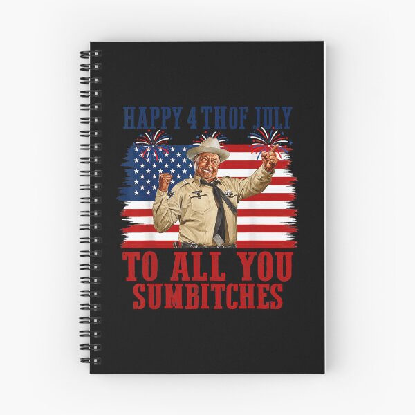 Item preview, Happy 4th Of July To All You Sumbitches Funny Retro Sheriff designed and sold by GalenoHenley.
