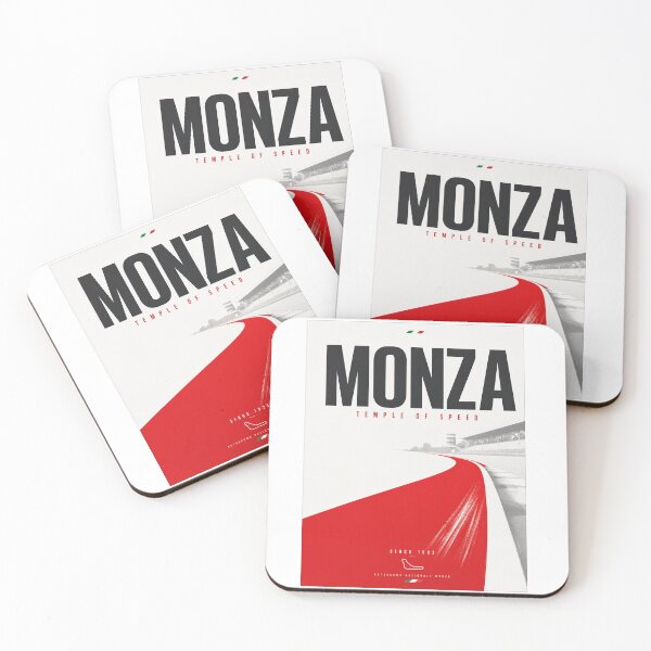 Item preview, Monza Temple of Speed, Ultra Minimal Racing Circuit Poster designed and sold by Jandedan.