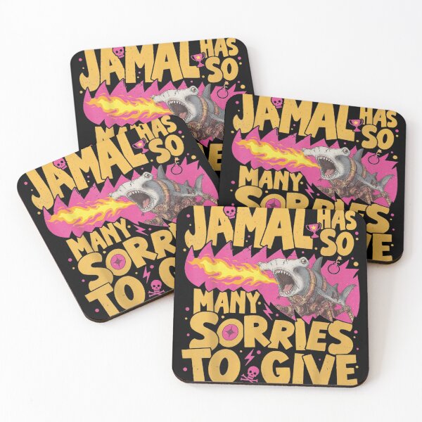Item preview, Funny Jamal Has So Many Sorries To Give Fire Breathing Hammerhead Shark designed and sold by StanaLuis.