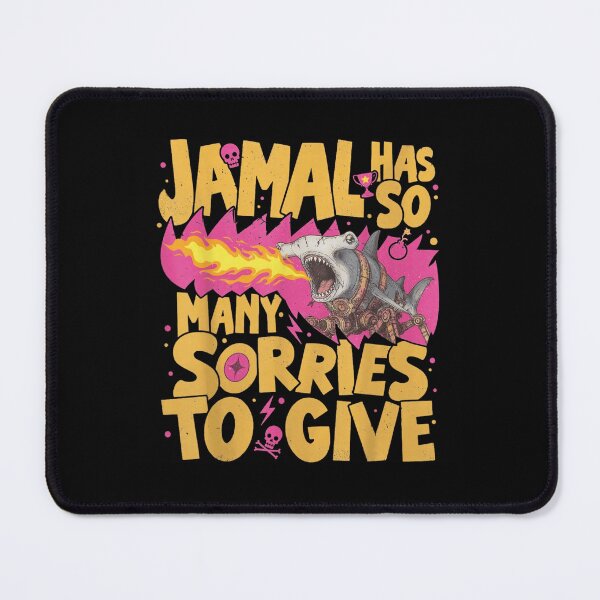 Item preview, Funny Jamal Has So Many Sorries To Give Fire Breathing Hammerhead Shark designed and sold by StanaLuis.