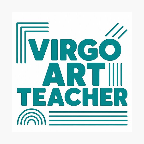 Item preview, Virgo Art Teacher designed and sold by ThatCoolArtTeacher.