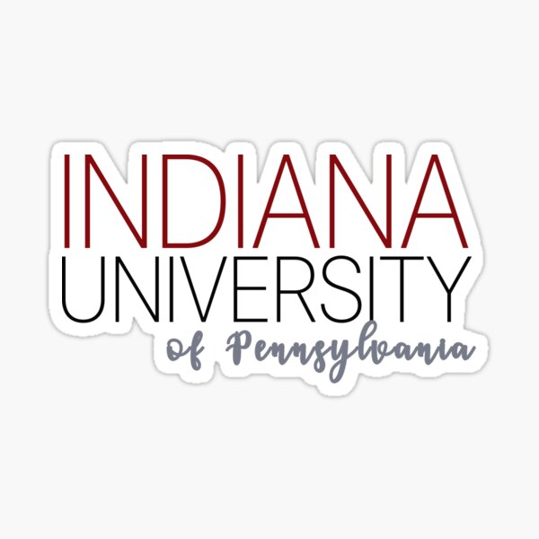 Indiana University Of Pennsylvania Stickers | Redbubble