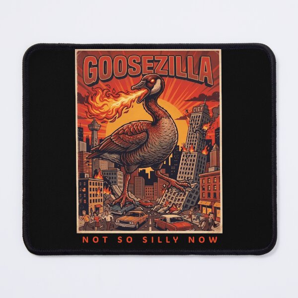 Item preview, Not So Silly Now Goosezilla Kaiju Monster City Destruction designed and sold by d247.