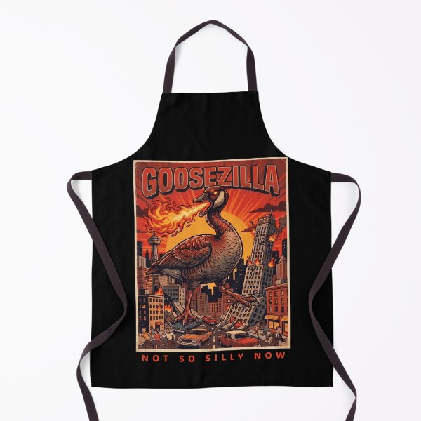 Item preview, Not So Silly Now Goosezilla Kaiju Monster City Destruction designed and sold by d247.