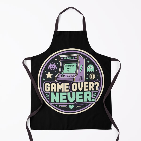 Item preview, Game Over Never Retro Arcade designed and sold by Sketchlegacy.