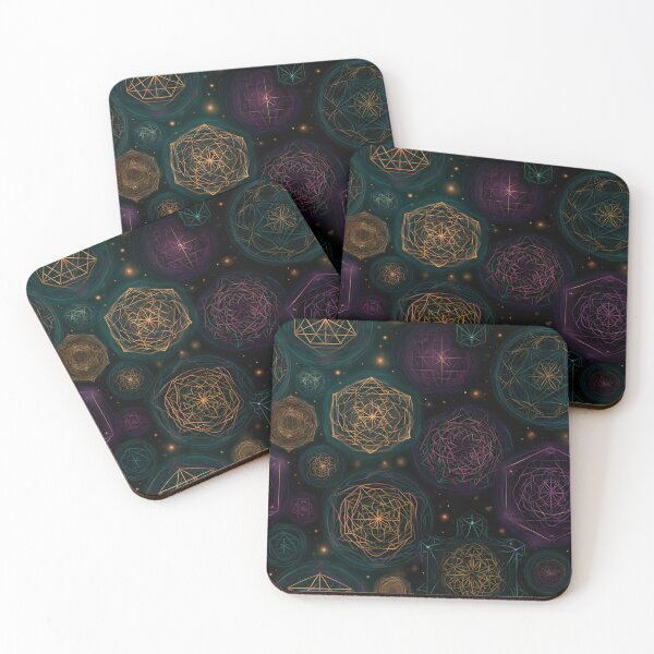 Item preview, Cosmic Pattern: Neon Order designed and sold by ShayaArt.