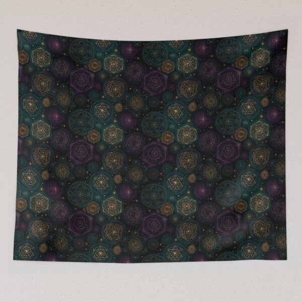 Item preview, Cosmic Pattern: Neon Order designed and sold by ShayaArt.