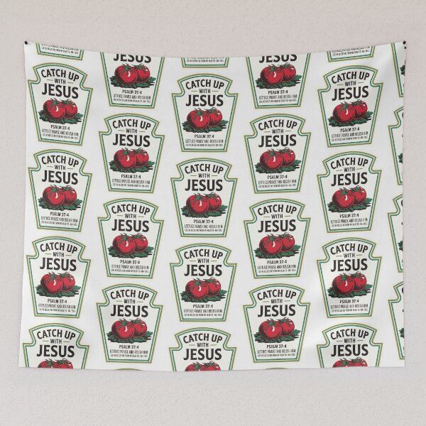 Item preview, Catch up with Jesus designed and sold by Tiny-Love ⭐⭐⭐⭐⭐.