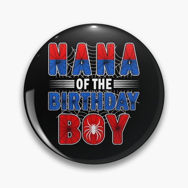 Item preview, Nana Of The Birthday Boy Spider Superhero Web Theme Family Party designed and sold by StanaLuis.
