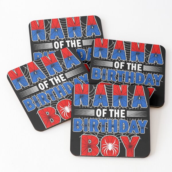 Item preview, Nana Of The Birthday Boy Spider Superhero Web Theme Family Party designed and sold by StanaLuis.