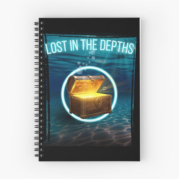 Item preview, Lost In The Depths Neon Synthwave Underwater Treasure Chest T-Shirt designed and sold by PRecovery.