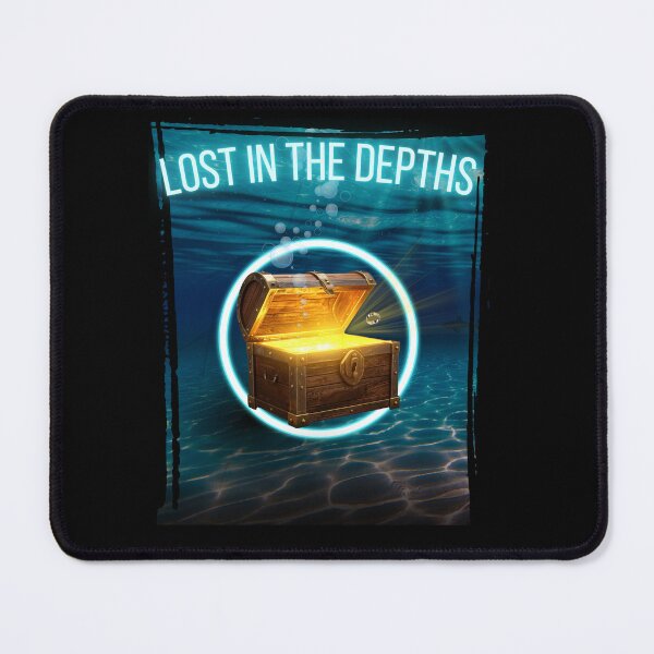 Item preview, Lost In The Depths Neon Synthwave Underwater Treasure Chest T-Shirt designed and sold by PRecovery.