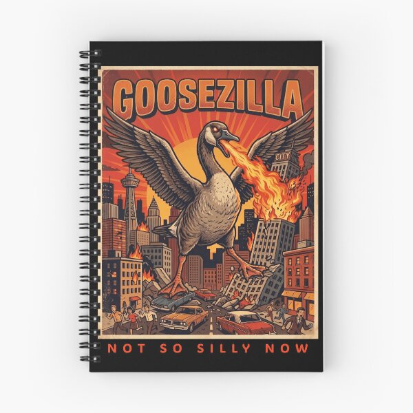 Item preview, Not So Silly Now Goosezilla Kaiju Monster City Rampage designed and sold by d247.