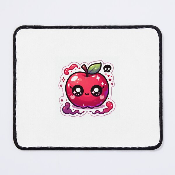 Item preview, Kawaii Halloween Poison Apple Sticker designed and sold by PastelPawsArt.