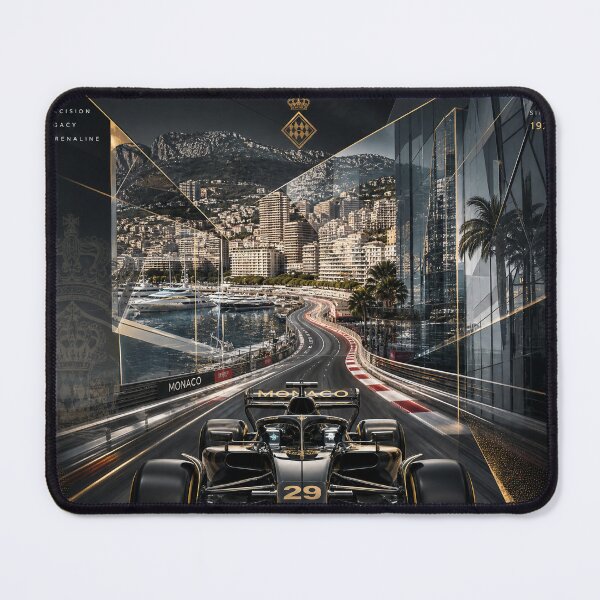 Item preview, Monaco Urban Adrenaline, Luxury Racing Circuit Poster Print designed and sold by Jandedan.