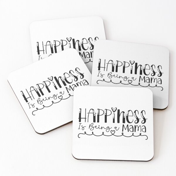 Item preview, Happiness Is Being A Mama - Cute Mothers Day Retro Vintage Floral Aesthetic Mom Mommy Wife Family Grandma Gift designed and sold by FuzionRaptor.