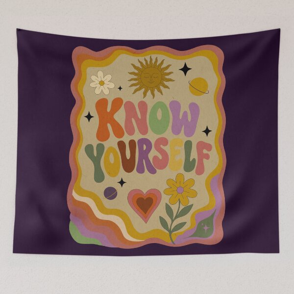 Item preview, Know Yourself Groovy Design designed and sold by ellealsopaints.