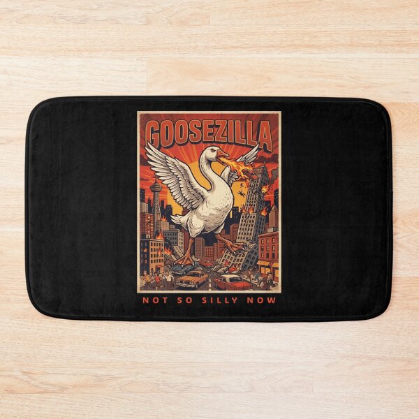 Item preview, Not So Silly Now Goosezilla Monster City Attack Retro Parody designed and sold by d247.