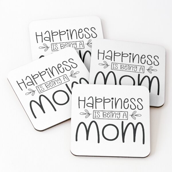 Item preview, Happiness Is Being A Mom - Cute Mothers Day Retro Vintage Floral Aesthetic Mommy Wife Family Grandma Gift designed and sold by FuzionRaptor.