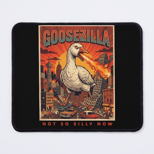 Item preview, Not So Silly Now Goosezilla Kaiju Monster City Attack Retro designed and sold by d247.
