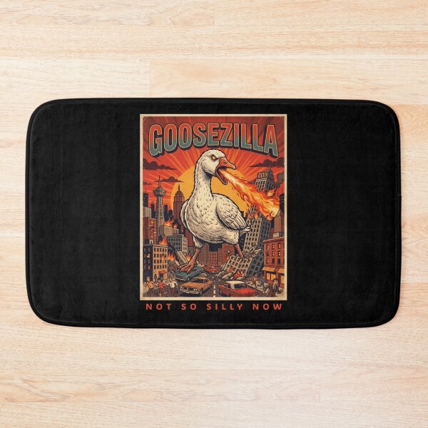 Item preview, Not So Silly Now Goosezilla Kaiju Monster City Attack Retro designed and sold by d247.