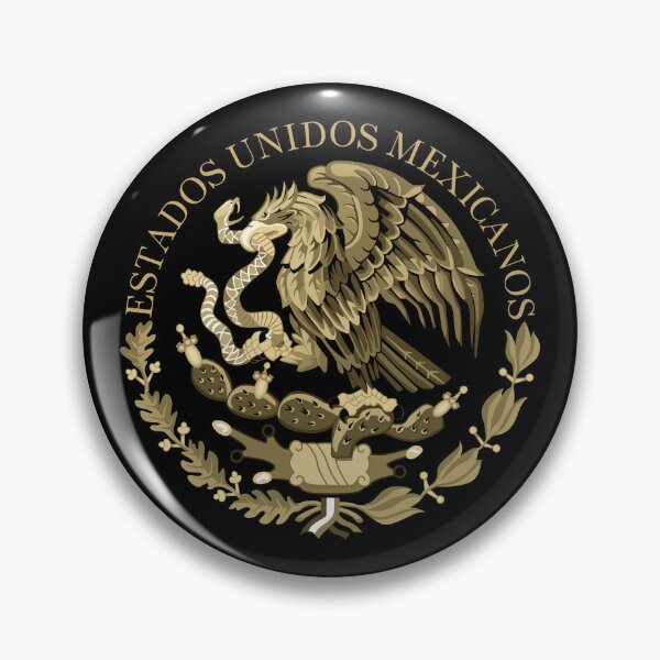 Item preview, Mexican Flag Seal in sepia tones designed and sold by Bruiserstang.