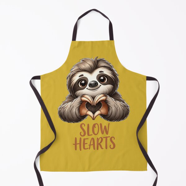 Item preview, Slow Hearts – Cute Sloth Love T-Shirt Design designed and sold by PixeoCreatives.