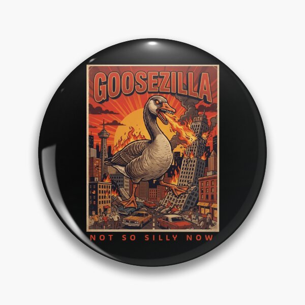 Item preview, Not So Silly Now Goosezilla Giant Monster City Destruction designed and sold by d247.