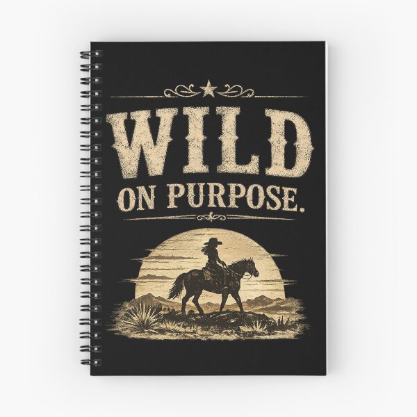 Item preview, Wild On Purpose Vintage Western Cowgirl Graphic designed and sold by Anyshca.