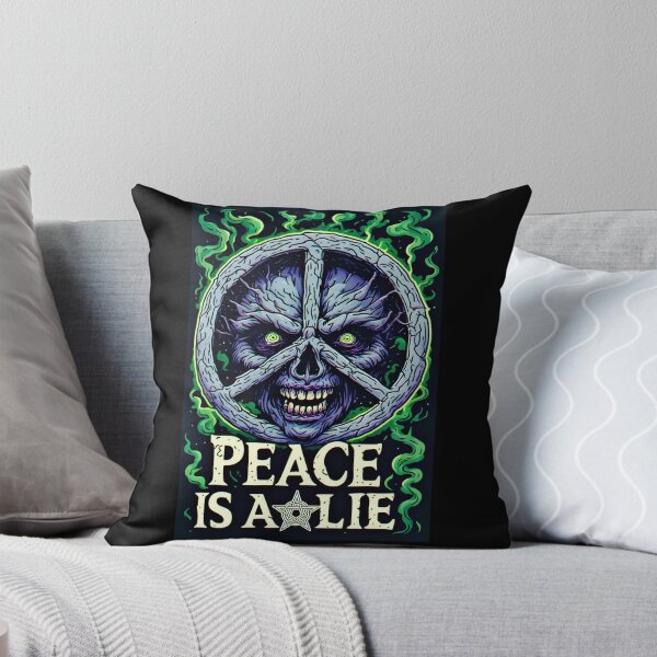 Item preview, Peace Is A Lie Dark Zombie Peace Sign Gothic designed and sold by Neer arts.