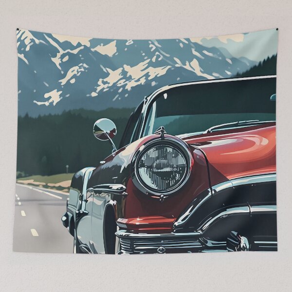 Item preview, Classic American Car Mountain Road Heritage Drive designed and sold by RCStoreUy.