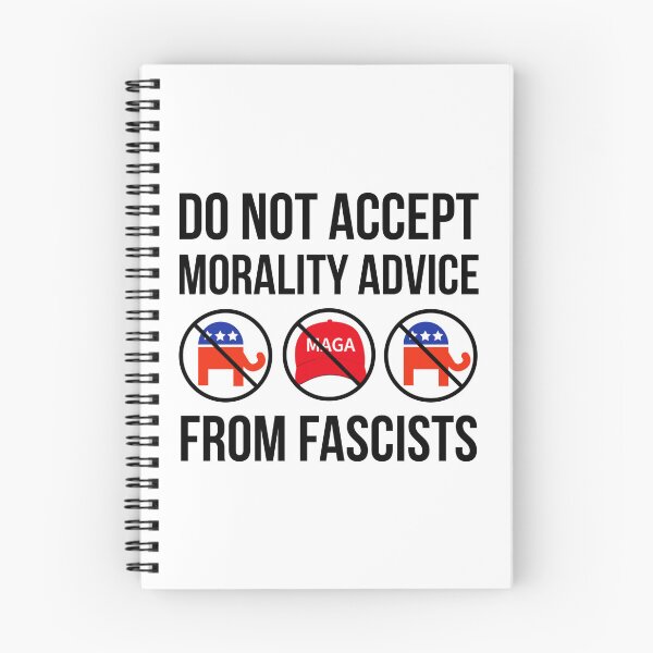 Item preview, Do not accept morality advice from fascists  designed and sold by Rachel the Artist .