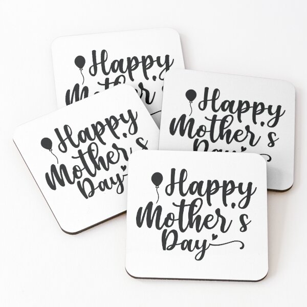 Item preview, Happy Mothers Day - Cute Floral Retro Heart Matching Family Daughter Son Wife Mom Mama Parent Gift Art designed and sold by FuzionRaptor.