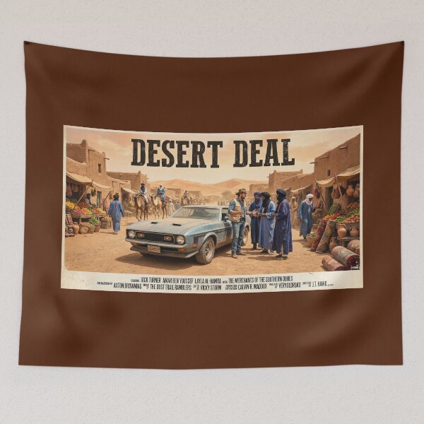 Item preview, ROAD MOVIE POSTER DESERT DEAL 1971 designed and sold by VERYOLDROAD BY AXTON BROWNING .