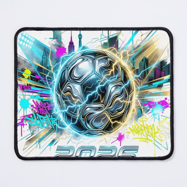 Item preview, 2026 Urban Soccer Elite - Futuristic Neon Football Championship Design designed and sold by SupernovaNote.