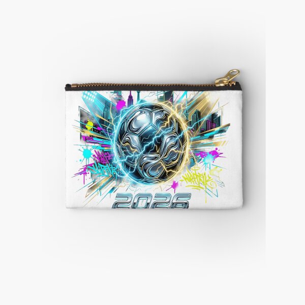 Item preview, 2026 Urban Soccer Elite - Futuristic Neon Football Championship Design designed and sold by SupernovaNote.