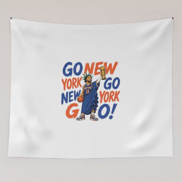 Item preview, Go New York Go, New York Basketball designed and sold by RebeltouilleArt.