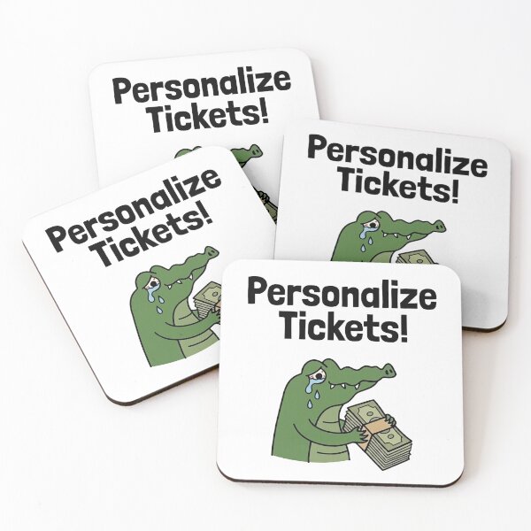 Item preview, Personalize tickets! version 2 designed and sold by Frankenrocker.