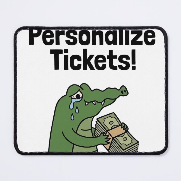 Item preview, Personalize tickets! version 2 designed and sold by Frankenrocker.