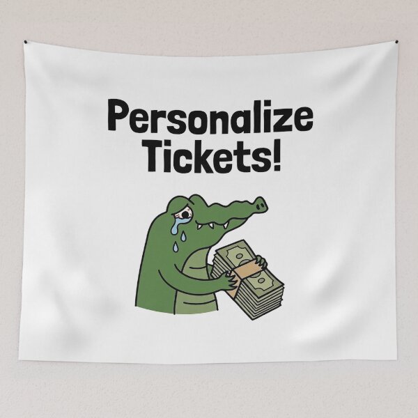Item preview, Personalize tickets! version 2 designed and sold by Frankenrocker.