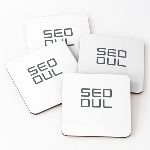 Item preview, Seoul South Korea Minimalist Tech Typography designed and sold by GiggleInkTees.