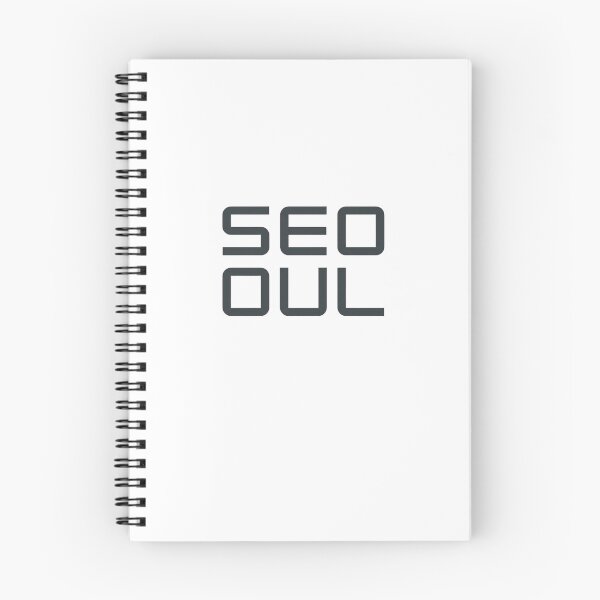 Item preview, Seoul South Korea Minimalist Tech Typography designed and sold by GiggleInkTees.