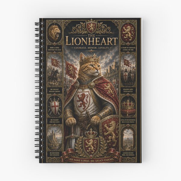 Item preview, The Lionheart Royal Cat Dreamscape Art designed and sold by Mindworx21.