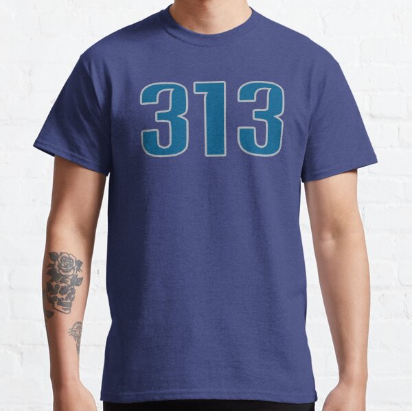 Detroit 313 / 3L3 Essential T-Shirt for Sale by motorcitydibby