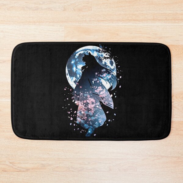 Item preview, Moonlit Sakura Spirit Maiden | Japanese Anime Silhouette Under Full Moon designed and sold by Dyan4.