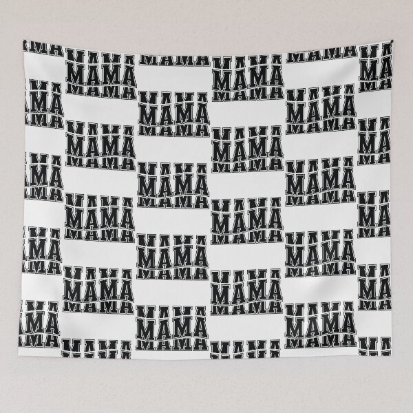 Item preview, Mama - Cute Floral Retro Heart Mothers Day Matching Family Daughter Son Wife Mom Parent Gift Art designed and sold by FuzionRaptor.